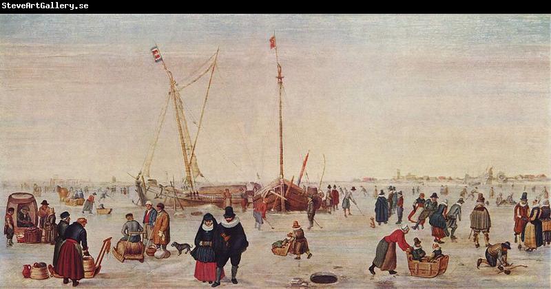 AVERCAMP, Hendrick A scene on the ice